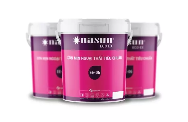 Sơn mịn ngoại thất tiêu chuẩn NASUN ECO EX - EE06 (Thùng 22kg)