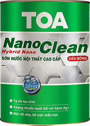 Sơn nội thất SIÊU BÓNG TOA NANOCLEAN 