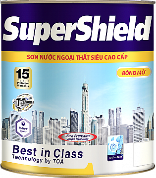 Sơn ngoại thất siêu cao cấp SUPERSHIELD BÓNG MỜ 