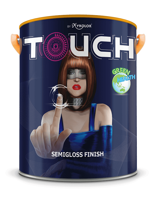 Sơn nước ngoại thất bóng SEMI MYKOLOR TOUCH SEMIGLOSS FINISH 